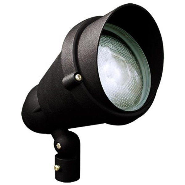 Hood with Directional SpotBlack, Dabmar Lighting, Mfr#: DPR-LED42-HOOD-B